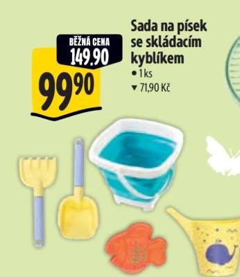 Sada na písek se skládacím kyblíkem