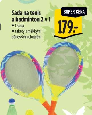 Sada na tenis a badminton 2 v 1