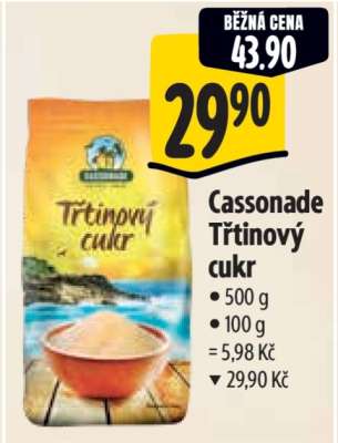 Cassonade Třtinový cukr
