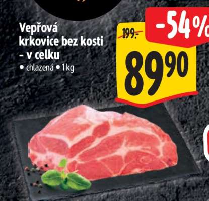 Vepřová krkovice bez kosti