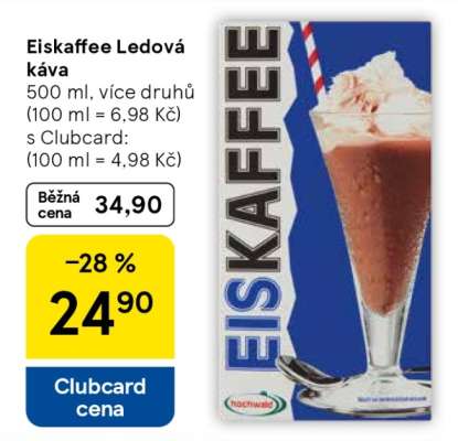 Eiskaffee ledová káva