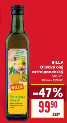 BILLA Olivový olej extra panenský