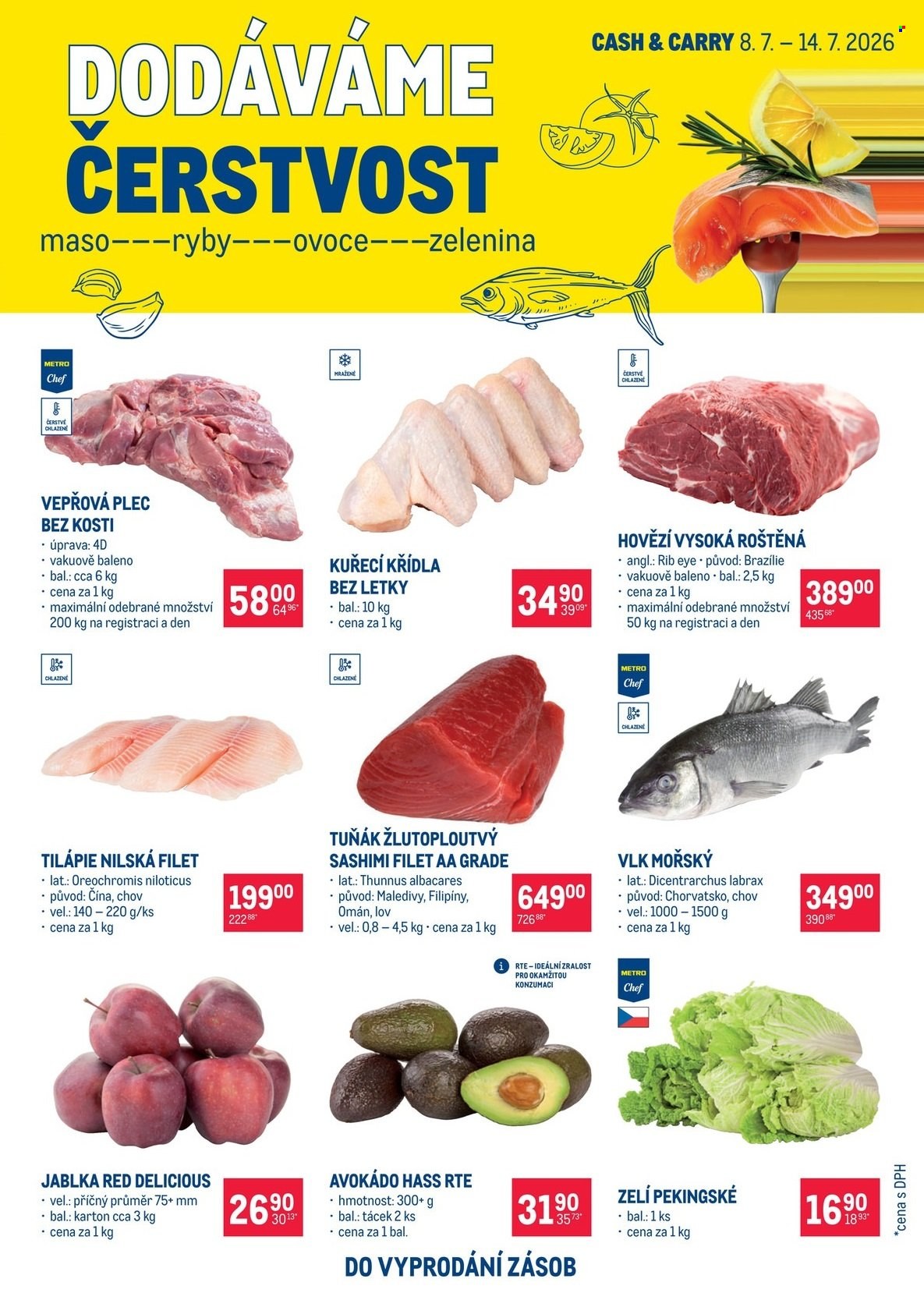 Leták MAKRO - 8.7.2026 - 14.7.2026. Strana 1