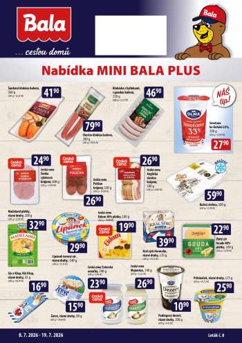 Leták Bala - 8.7.2026 - 19.7.2026.