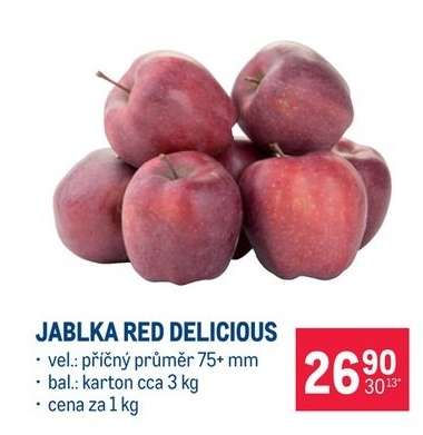 Jablka Red Delicious