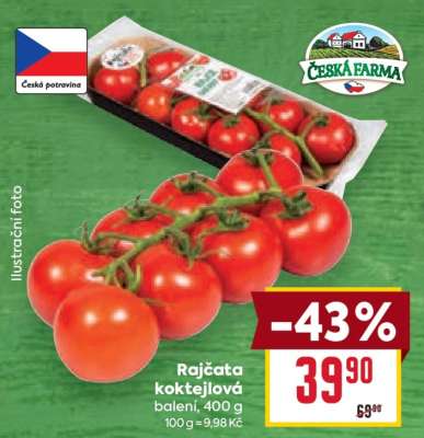Rajčata koktejlová