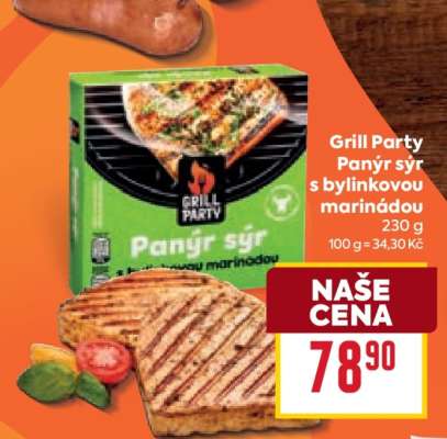 Grill Party Panýr sýr s bylinkovou marinádou