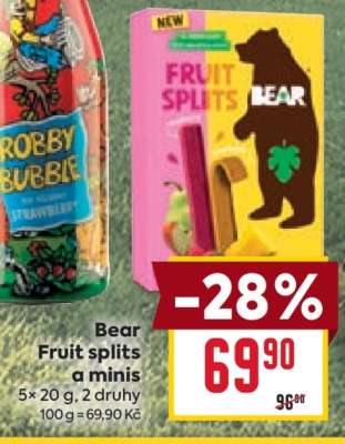 Bear Fruit splits a minis
