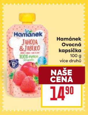 Hamánek ovocná kapsička