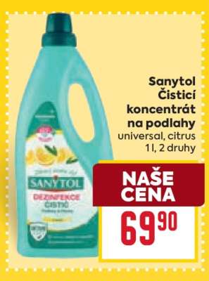 Sanytol Čisticí koncentrát na podlahy