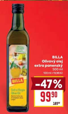 BILLA Olivový olej extra panenský