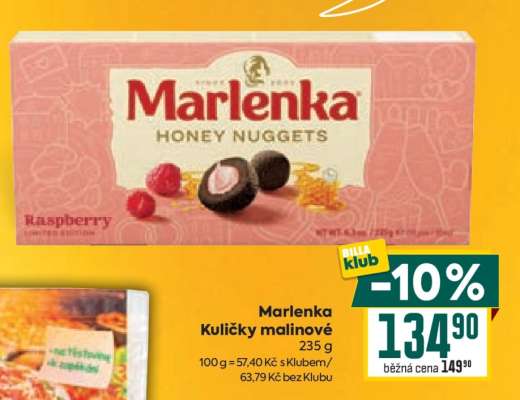 Marlenka Kuličky malinové