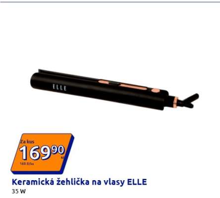 Keramická žehlička na vlasy ELLE