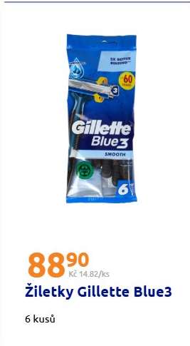 Žiletky Gillette Blue3