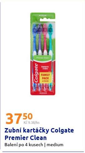 Zubní kartáčky Colgate Premier Clean