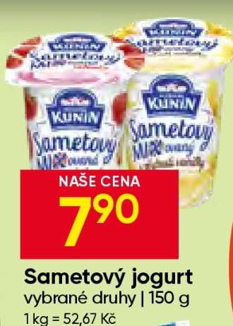 Sametový jogurt