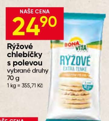 Rýžové chlebíčky s polevou
