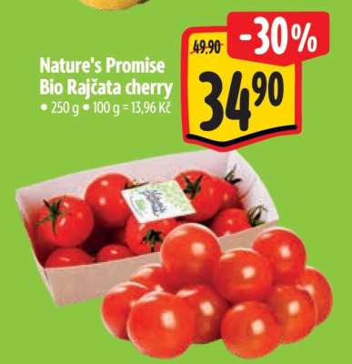 Nature’s Promise Bio Rajčata cherry •