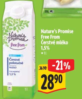 Nature’s Promise Free from Čerstvé mléko