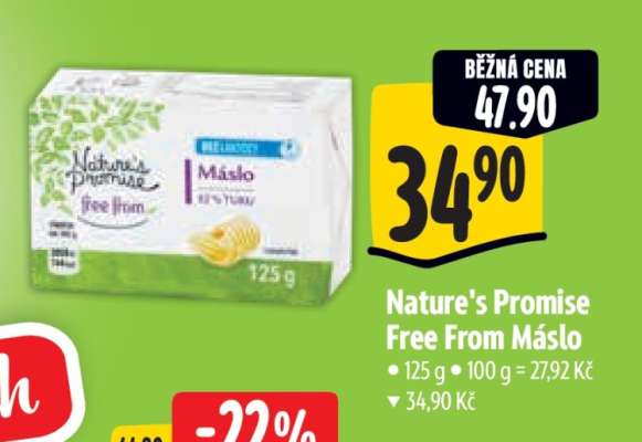Nature’s Promise Free from Máslo