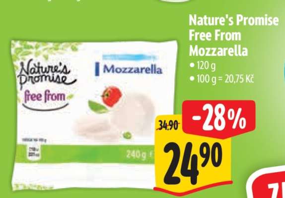 Nature’s Promise Free from Mozzarella