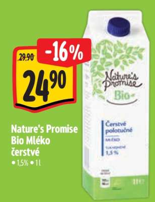 Nature’s Promise Bio Mléko čerstvé