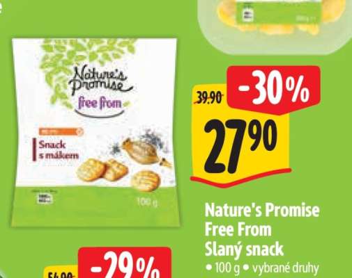 Nature's Promise Free From Slaný snack