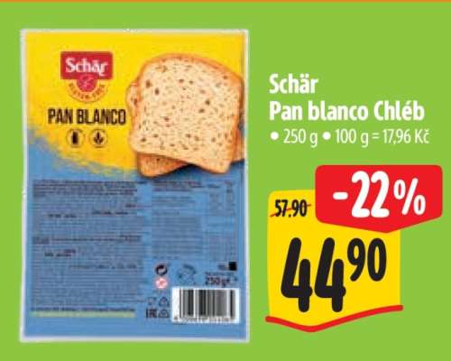 Schär Pan Blanco chléb