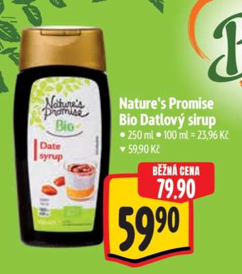 Nature's Promise Bio Datlový sirup