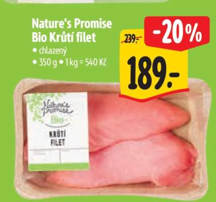 Nature's Promise Bio Krůtí filet