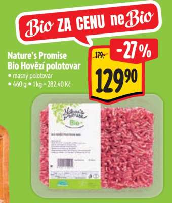 Nature’s Promise Bio Hovězí polotovar