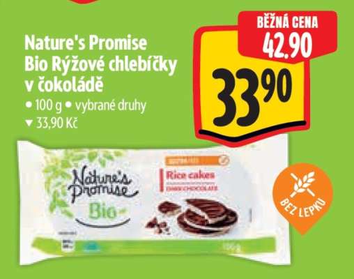 Nature's Promise Bio Rýžové chlebíčky v čokoládě