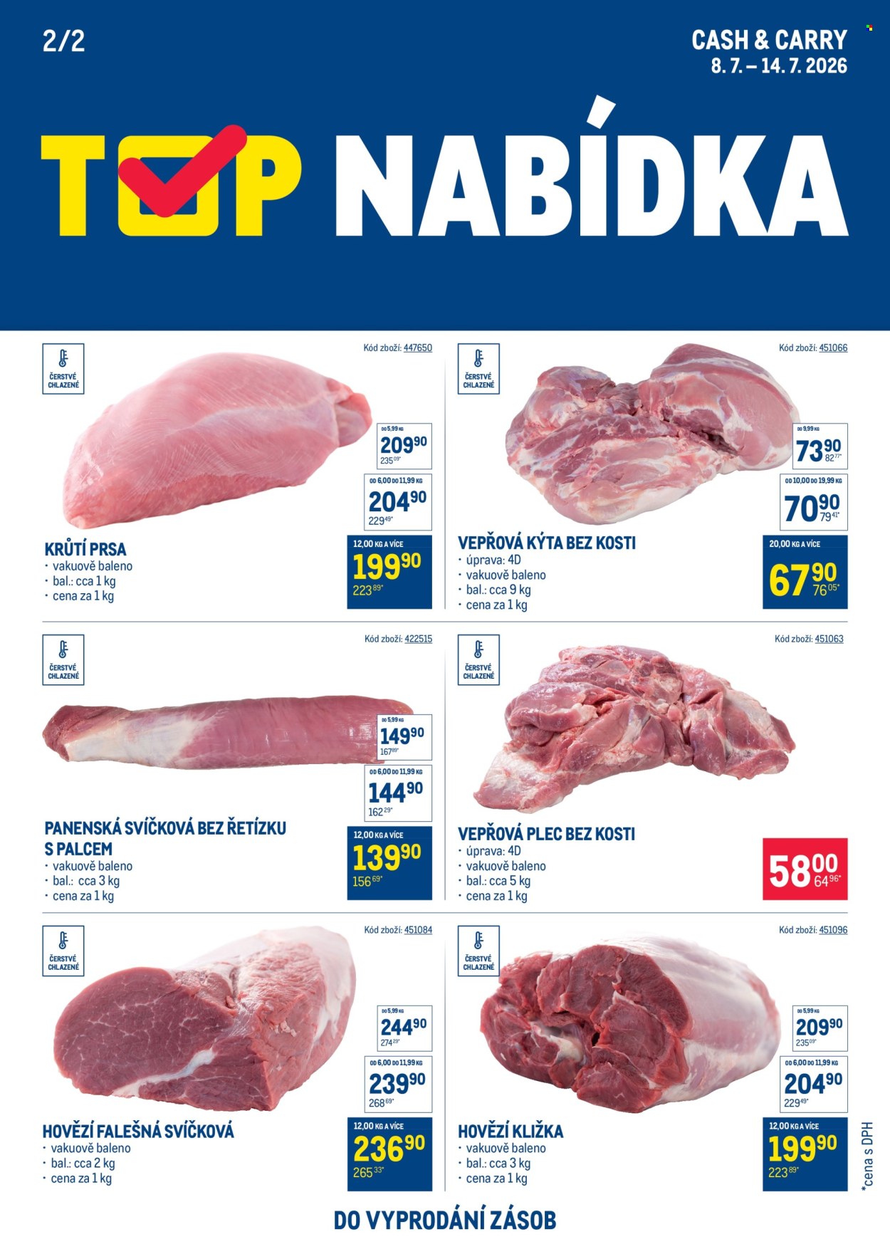 Leták MAKRO - 8.7.2026 - 14.7.2026. Strana 2