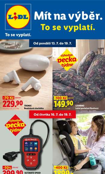 Leták Lidl - 13.7.2026 - 19.7.2026.