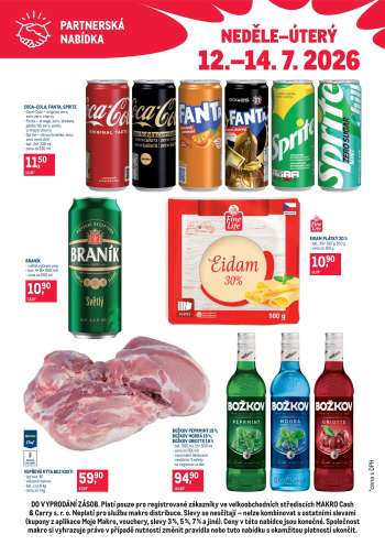 Leták MAKRO - 12.7.2026 - 14.7.2026.
