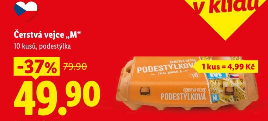 Čerstvá vejce M