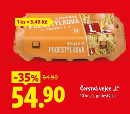 Čerstvá vejce L