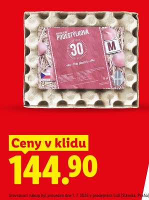 Podestýlková vejce M
