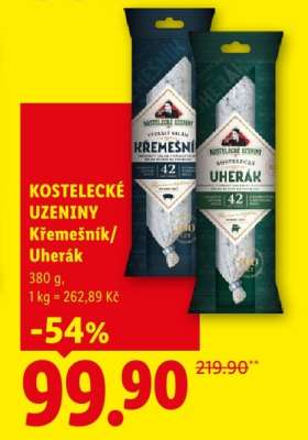 Kostelecké uzeniny KŘEMEŠNÍK UHERÁK