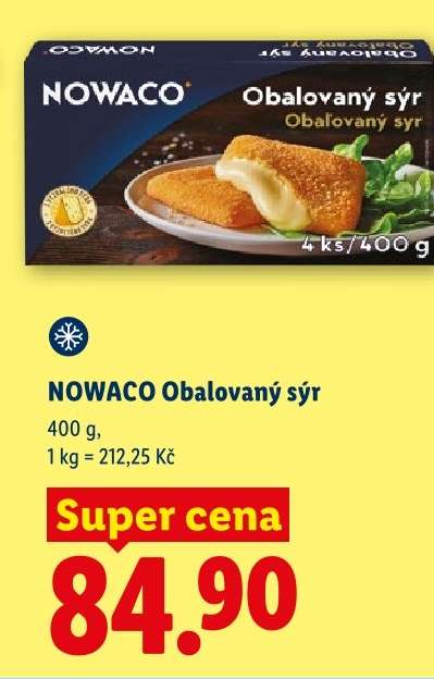 NOWACO Obalovaný sýr