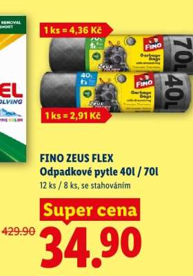 FINO ZEUS FLEX ODPADKOVÉ PYTLE 40l / 70l