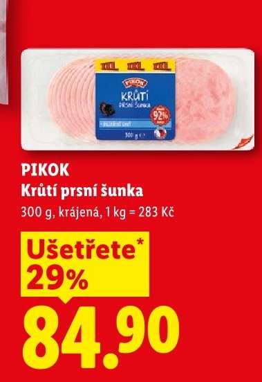 Pikok KRŮTÍ PRSNÍ ŠUNKA