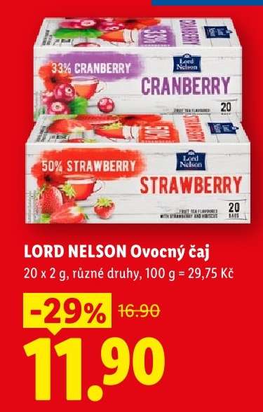 LORD NELSON Ovocný čaj