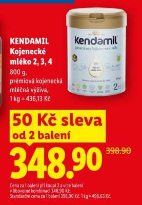 Kendamil kojenecké mléko 2/3/4