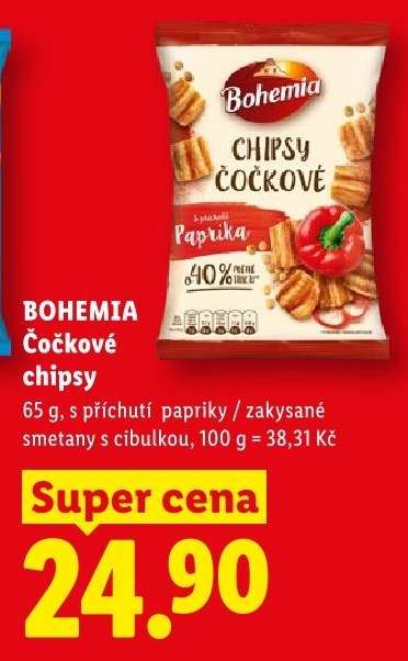 Bohemia Čočkové chipsy