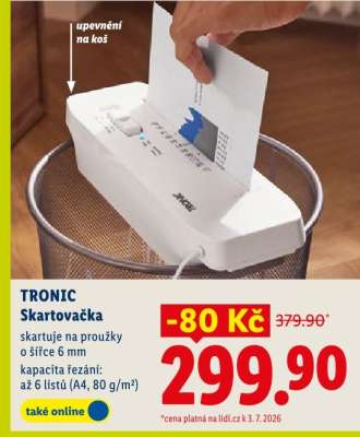 TRONIC Skartovačka