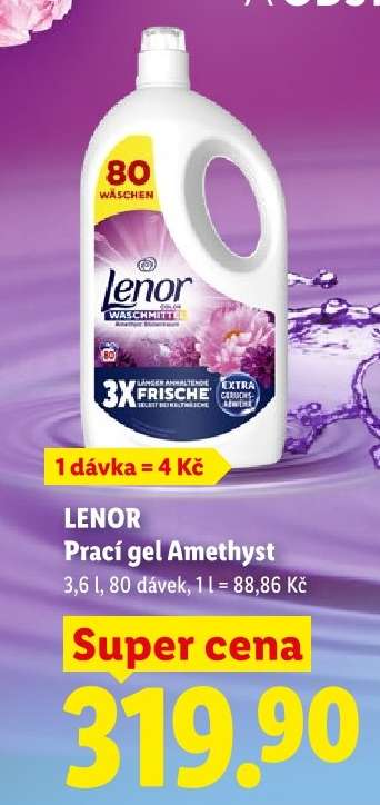 LENOR Prací gel Amethyst