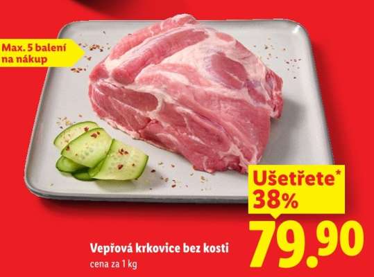 Vepřová krkovice bez kosti