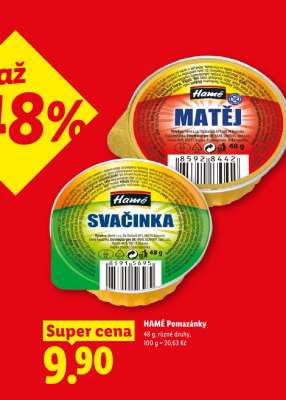 HAMÉ POMAZÁNKY