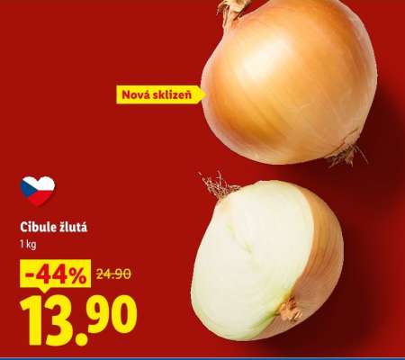 Cibule žlutá